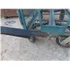 Image 3 : Metal Garden Wagon with Fold Down Sides - Handle Needs Rapair , Has 2 Flat