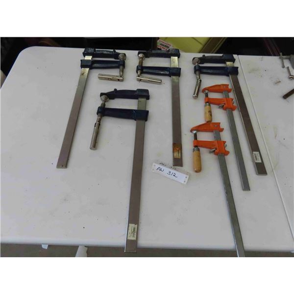 6 Clamps 