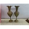 Image 2 : 5 Vases (2) Brass , Ceramic 