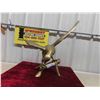 Image 1 : Large Brass Eagle Ornament 22'' High x 23'' Wing Span x 15'' Beak to Tail Feather 