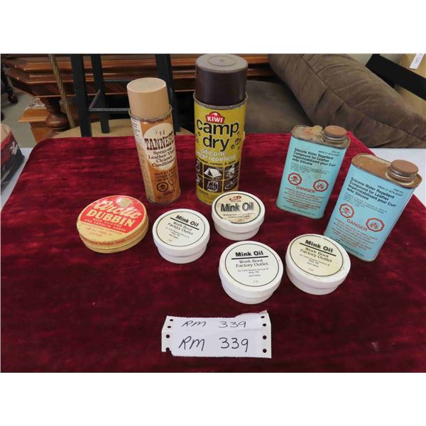 9 Mink Oils Saddle Soap and Water Camping Repellants 