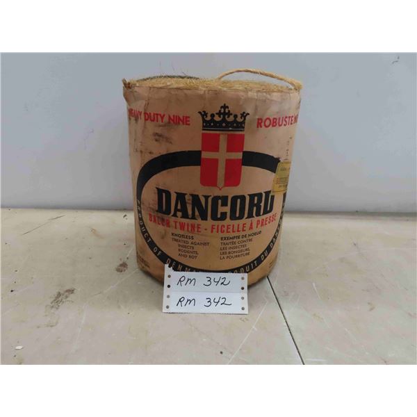 Vintage New Old Stock Sisal 18lbs Binder Twine - Rope Makers 