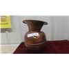 Image 1 : Stage Coach Embossed Brass and Copper Spittoon 