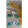 Image 3 : 12 Manitoba License Plates 1970s and Up