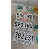 Image 4 : 12 Manitoba License Plates 1970s and Up