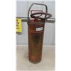 Image 1 : LA France Copper Fire Extinguisher with Brass Tag
