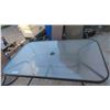 Image 2 : Patio Table 27'' x 36'' x 55'' with 4 Swivel Chairs 