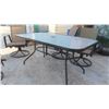 Image 3 : Patio Table 27'' x 36'' x 55'' with 4 Swivel Chairs 