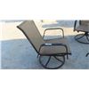 Image 5 : Patio Table 27'' x 36'' x 55'' with 4 Swivel Chairs 