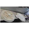 Image 1 : 2 Decorative Ceiling Discs (1) Round 32'' Across (1) 46'' x 70'' 