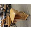 Image 1 : 3 TV Tables Tucked in Rolling Dropleaf Stand