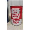 Image 2 : 2 White Rose Tins : 1 Quart 10W30 , 1 Gallon Antifreeze