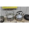 Image 2 : Aluminum Kettle and Pot with Pour Lip , Soap Dish , Cutting Board, Plus 