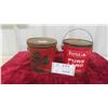 Image 1 : 2 Vintage Tins : Burns Shamrock , Burns Lard 3lbs with Product 