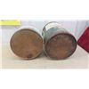 Image 2 : 2 BA Oil Cans 5 Gallon & 25lbs 