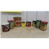 Image 1 : Vintage Tins : Beekist Honey , Golden Valley Jam , Fleischmanns Yeast & Others 