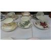 Image 4 : 12 China Tea Cups and Saucers : Royal Albert , Adderley & Others