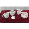 Image 5 : 8 China Cups and Saucers , 4 Sets of Cream and Sugar 
