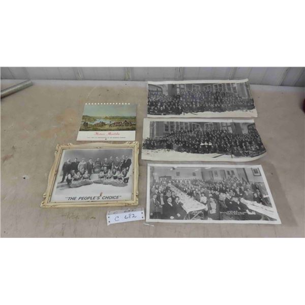Vintage Photos : Banquet to Veterans 1946 , Historic Manitoba 1965 the 75th Anniversary 