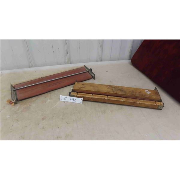 2 Vintage Cigarette Rolling Machines 
