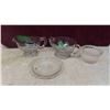 Image 3 : Cut Glass Pitcher, Creamer, Butter Dish & More 