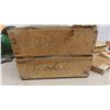 Image 4 : Cigar Boxes , Wood 'Black Hawk' Crate 13 1/2'' x 14'' x 10'' 