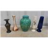 Image 3 : Collection of Vases (Tallest is 8'') , Candy Dish 