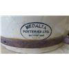 Image 5 : 5 Gallon Medalta Stoneware Crock (Has Cracks, See Photos), Vintage Coleman Double 