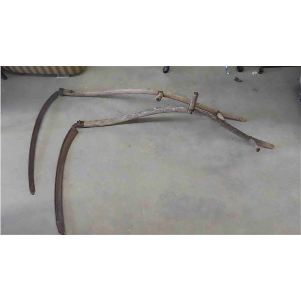 2 Antique Scythes 