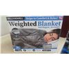 Image 3 : New 12lbs Weighted Blanket 48'' x 72'' 