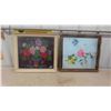 Image 1 : 2 Framed Needlepoint Pictures - Largest 21'' x 19'' 