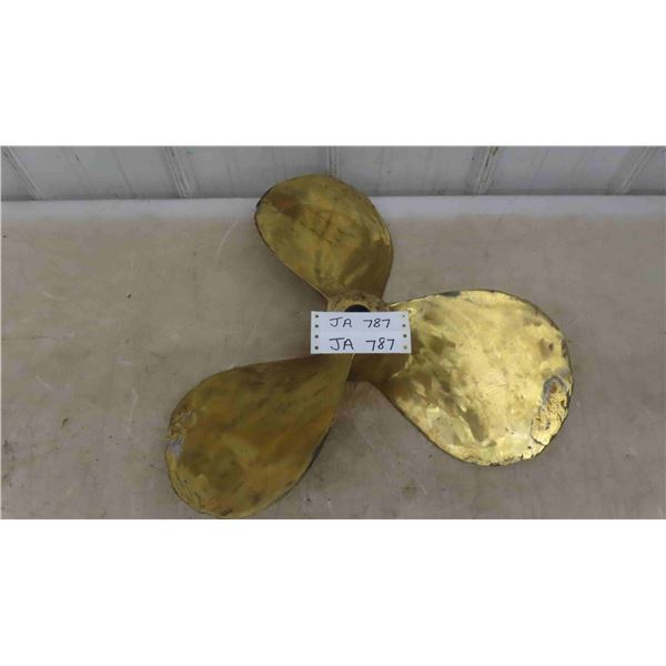 Brass Propeller 18'' Across 