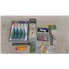 Image 2 : 2 Counter Towel Racks , Key Chains , Thermometers , Dog Leash , New Fishing Lures 