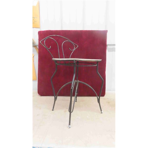 Wrought Iron Vanity Chair 