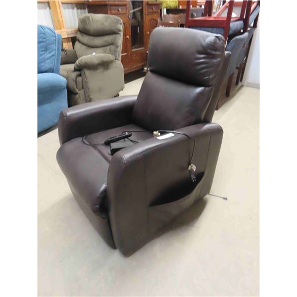 Leather/Leather-Style Power Recliner 