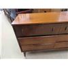 Image 3 : 2 MCM Dressers : 5 Drawer 45'' x 18'' x 34'' & 9 Drawer 31'' x 72'' x 18''