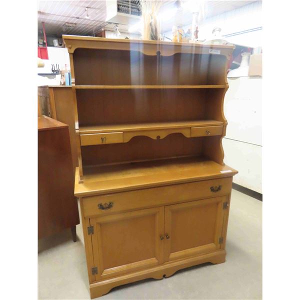 Maple 2pce Step Back Kitchen Cupboard 68'' x 46'' x 18'' 