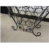 Image 6 : Wrought Iron Wine Bottle Rack 34'' x 24'' x 9'' 