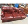 Image 1 : Leather Couch 84'' Wide 