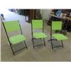 Image 1 : 3 Folding Lawn Chairs 