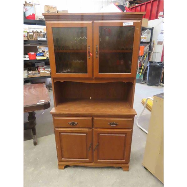 Step Back Kitchen Cupboard 69'' x 36'' x 17''