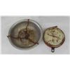Image 6 : Vintage Buggy Rein Tie Off , Store Counter Hanging Scale with Galvanized Container 