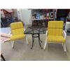 Image 1 : Bistro Table , 2 Patio/Pool Side Chairs 