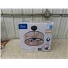 Image 1 : New Ove Ceiling Fan with Light 18 1/2'' x 18 1/2'' x 21 1/2'' 