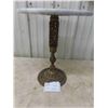 Image 2 : Brass and Marble Stand 18'' High x 15'' Across - Top is Loose But Not Broken 