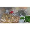 Image 2 : Christmas Decorations: Wreath , Lights, Garland, Storage Tote