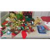 Image 7 : Christmas Decorations: Wreath , Lights, Garland, Storage Tote