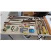Image 1 : Carpentry Tools: Level, Saws, Clamps, Stapler, File, Manual Drill & More 