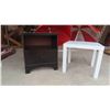 Image 1 : Night Table with Drawer 20 3/4'' x 16'' x 23 1/2'' , End Table 20'' x 20'' x 18'' 