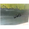 Image 3 : Framed Painting on Canvas Signed 'Wells' 44'' x 32'' 